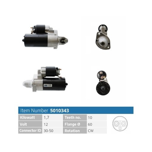 Starter motor em1387q - starter,