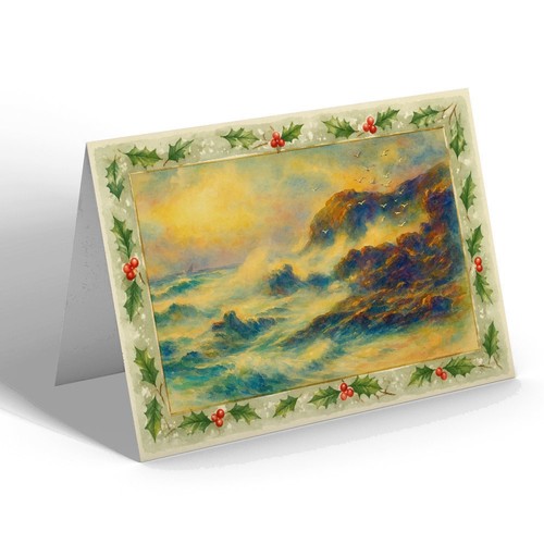 Xmas notelet the west - -,