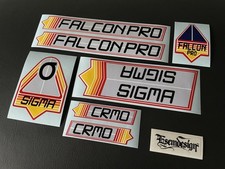 Falcon Pro Sigma bmx decal set