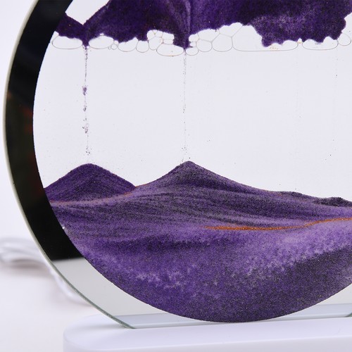 Yellow sand art lamp mountain - yellow,