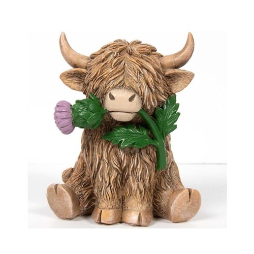 Resin figurine brown - resin,