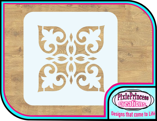 Damask pattern repeating - repeating, b