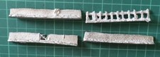 15mm Scenery Wargames Fences and Wall Sections x 4 (HJ191)