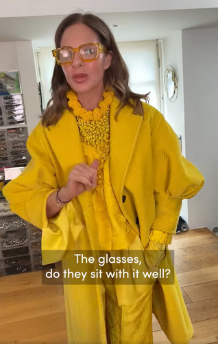 Zara trinny stones yellow - trinny,