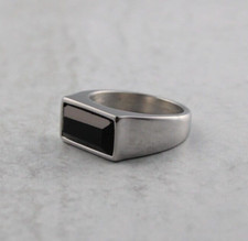 Black onyx gemstone - onyx, 925