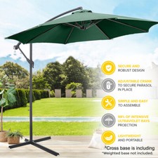 3M Tilt Aluminium Parasol