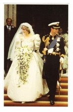 Postcard Royal Wedding Prince
