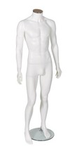 Male Matt White Headless Man