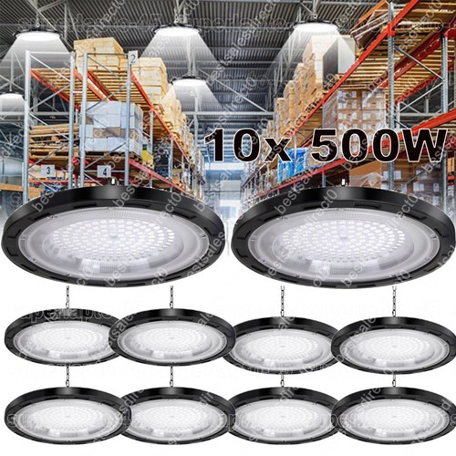 10x 500w led high bay - high, light
