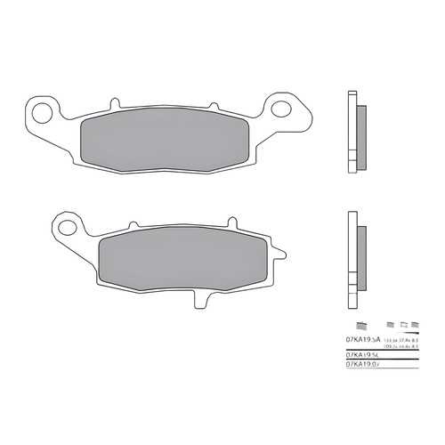 Brake pads brembo 07ka19la - brake,
