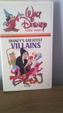 Pre-Cert Disney VHS DISNEY'S GREATEST VILLAINS