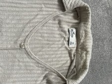 Holister Women's Beige Button Up Long Sleeve Top