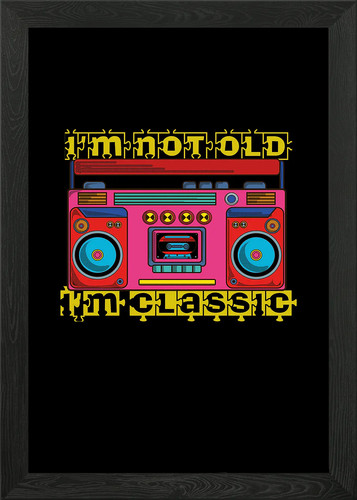 Retro cassette player - retro, old