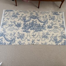 John Wilman Blue/cream Toile