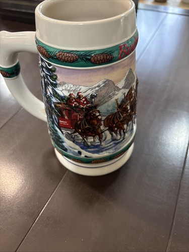 Budweiser 1993 holiday stein - budweiser,