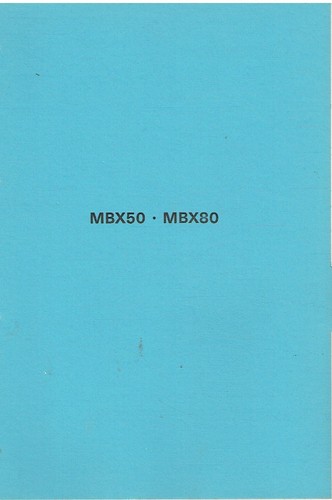 Honda mbx50 mbx80 - honda,