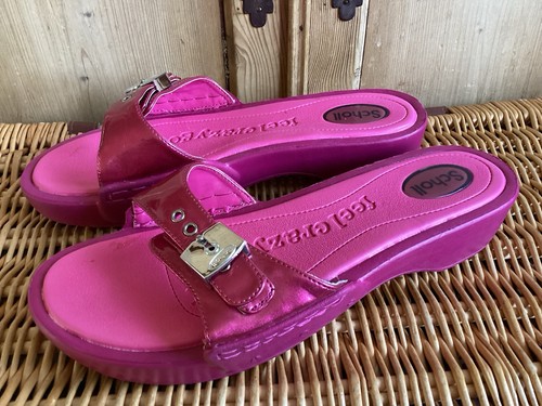 Scholl metallic pink - metallic, sliders