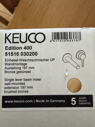 Keuco edition 400 - 400, lever