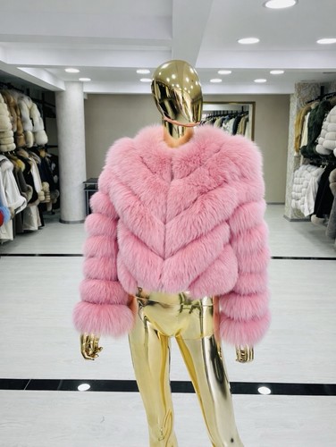Luxury pink fox fur - fox,