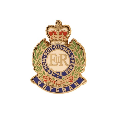 Royal engineers vet - lapel, pin