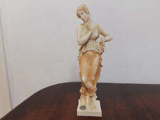 Vintage Art Sculpture Alabaster Greek Mythology Goddess Aphrodite Figure Statue