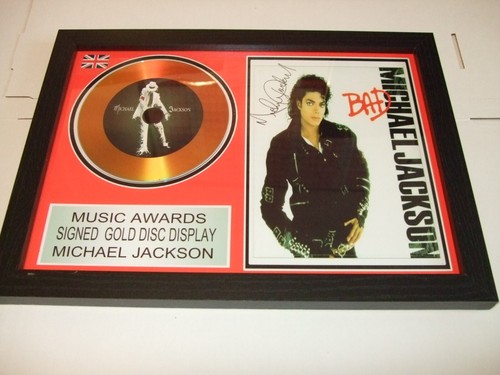 Michael jackson signed disc - jackson,