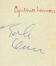 JOHN LENNON & CYNTHIA LENNON