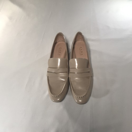 Zara trafaluc beige patent - zara,