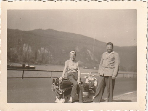 Vintage photo couple - vintage, nsu