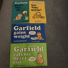 4 Garfield Books Vintage Comic