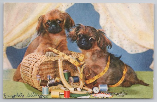 Bamforth postcard naughty - postcard,