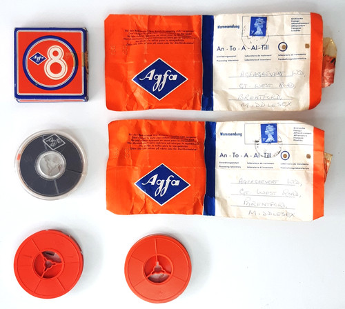 Agfa 8mm film reels - 8mm, x6