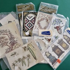 Vtg Ceramic Decals Mixed Media