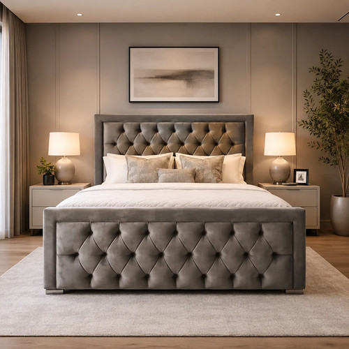 Ottoman storage bed luxury - –,