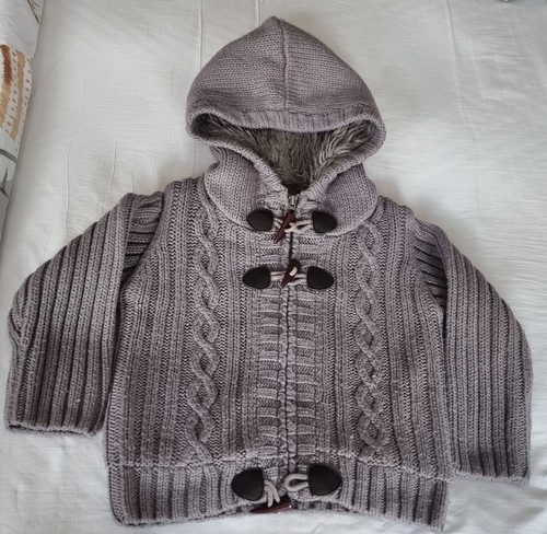 Boys fleece lined cardigan - fleece,