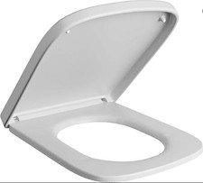 New Slimline RAKSEAT014 Quick Release Soft Close WRAP Over Toilet SEAT for Se...