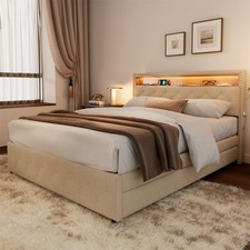 4ft6 Double Bed Frame with 4