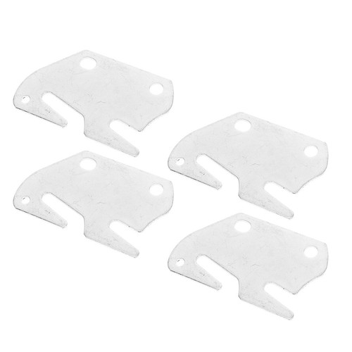 4pcs silver iron - silver,