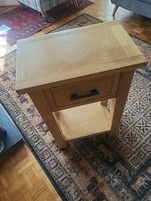 Solid Oak Console Table with