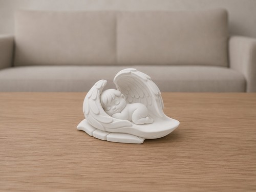 Sleeping baby angel wings - sleeping,