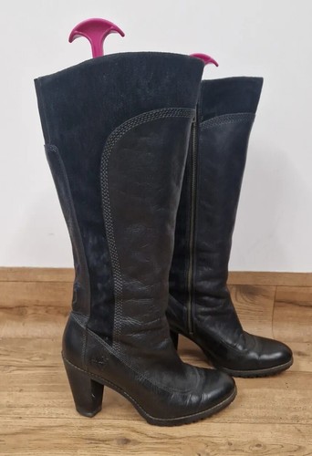 Timberland black knee high - black,