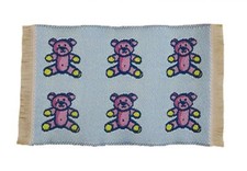 Dolls House Blue Teddy Bear