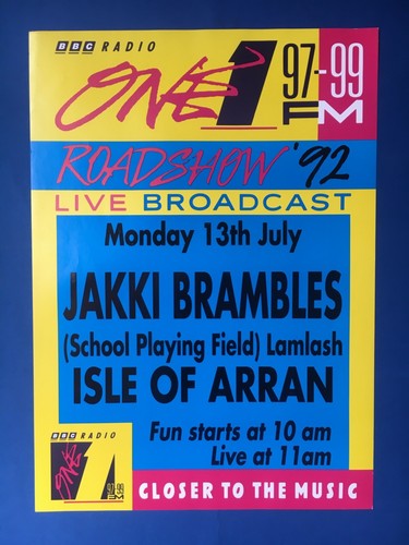 Bbc radio roadshow rare 1992 - radio, 1