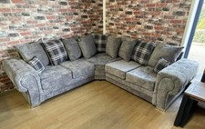 Brand New Luxury Verona Corner Sofa | Grey | 2c2. | FREE DELIVERY! 