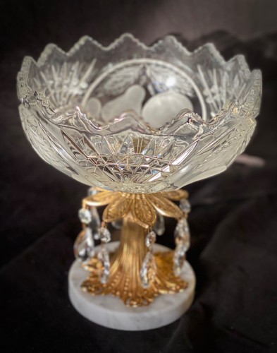 Vintage crystal marble - +,