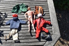 Vintage c.1975 Palitoy Action Man Adventurer with Flock Hair & Beard