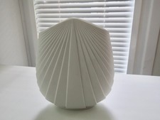 Rosenthal Studio Line White Matt Biscuit Vase by Max Füssl. c. 1986. Germany