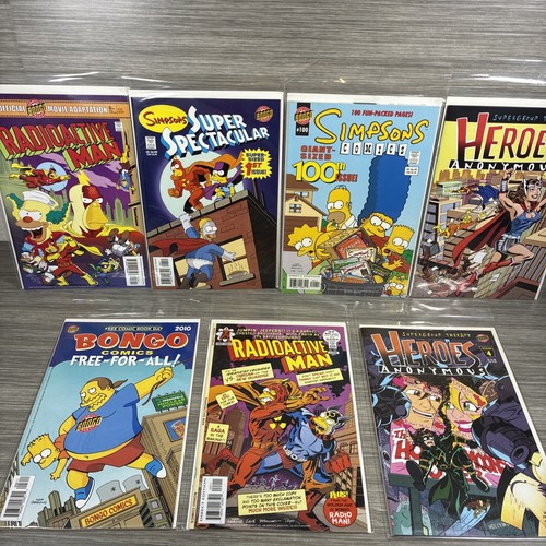 Simpsons bongo comics lot - simpsons, 7