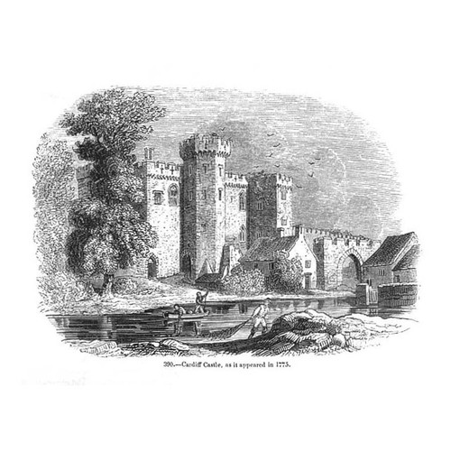 Cardiff castle appeared - cardiff, it
