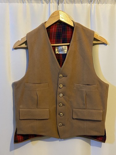 Vintage 70s wool waistcoat - 70s,
